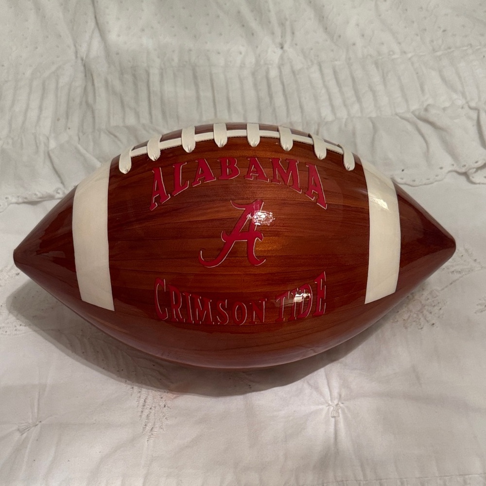Alabama Crimson Tide Decorative Football Accent